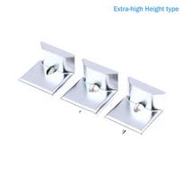 3Pcs Aluminum Locking Point Cutoff Window Heightening Block European Standard 13.5 Slot Adjustable Lock Base Hardware