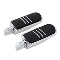 Motociklo 32 mm 1–1/4 colio greitkelio variklio apsauga, ilgo kampo pėdų kaiščių laikiklis, skirtas Harley Dyna Fat Bob Softail Sportster XL1200 foot pegs black