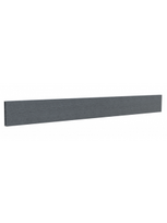 Tvoros pamatas tiesus lygus, WPC 2500x225x50 mm, pilkas