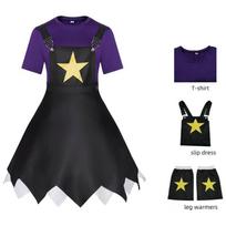 Poppy Playtime Lily Cosplay Kostiumas Anime Vaidmenų Žaidimams Su Minkštu Audiniu Sceninėms Performacijoms XS black