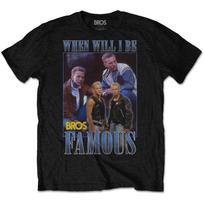 Bros Unisex T-Shirt Famous Homage Black (L) M black