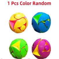 Magic Color-changing Ball Toy Hand Throwing Telescopic Balls Hand Throwing Creative Fun Toy Birthday Gift For Sports Toy Ball blue