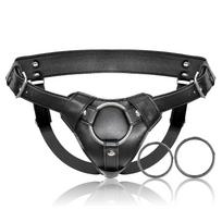 SuperLove Premium Strap-On Dildo Harness Black