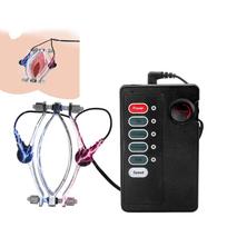 SuperLove E-Stim Adjustable Pussy Clamp Set