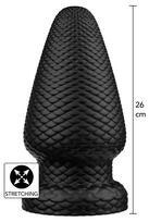 Hidden Desire Extreme Giant Dragon Butt Plug PVC Black XXXL
