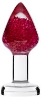 Loviss Gomphrena Globosa Garden Flower Butt Plug Transparent