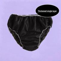 Individually Wrapped Disposable Sauna Triangle Pants for Men & Women black