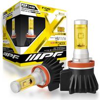 IPF LED Fog Lights H8 H11 H16 12V 12W 2400K 2000lm Yellow Vehicle Inspection Fanless
