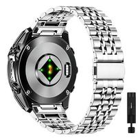 Greitai pritaikoma nerūdijančio plieno apyrankė Garmin laikrodžiui Fenix 8 6 7 Pro 5 Plus 5X 6x 7x 3HR Tactix 7 AMOLED 8 Epix 26mm 22mm Metalinė juosta QuickFit 26mm juoda