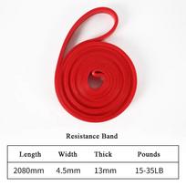 1pc Sports Yoga Resistance Bands, Fitness Pull Belt, Suitable for Yoga, Strength Training, Body Stretching Yoga Exercise Bands 1PC red