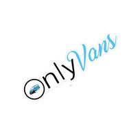 Waterproof OnlyVans Decal SH1001, Fashion Vinyl Sticker, Exterior Interior Decor for Car Truck Camper Motorcycle Laptop 15x4cm blue