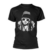 Kurt Cobain 'One Colour' T shirt - NEW nirvana L black