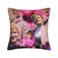 Ed Sheeran Loop Tour 2026 Pillow Covers Stuff Printed Cushion Cover Decorative  Pillow Case Cover Home Multi Size 30X30CM gray