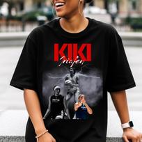 Kiki Iriafen Unrivaled league Graphic Basketball T-Shirt and kids tshirt S black