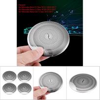Car Audio Speaker Door Loudspeaker Cover Trim for Mercedes Benz E/C/GLC Class W213 W205 Matte gray