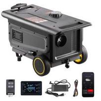 VEVOR dyzelinis šildytuvas, 5-8 kW, DC 12V/24V, Viskas viename nešiojamas dyzelinis oro šildytuvas su Bluetooth APP valdymu, nuotolinio valdymo pulteliu ir LCD ekranu 56.6 x 40 x 32.1 cm