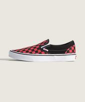 Vans Classic Slip-On - (Šaškių lenta) Raudonas Dūmas / Vn000Dahfo91 Crimson Haze/290 black