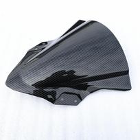 For Kawasaki Ninja 250 400 EX400 2018-2022 Carbon Motorcycl Windshield WindScreen fairing screen bike Ninja250 gray
