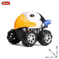 Oenux Mini Laukinių Tigrų Vilkų Traukiamasis Automobiliukas Gyvūnų Modeliai Ryklio T-Rex Dinozaurų Pasaulis Mielas Transporto Priemonės Sunkvežimis Vaikų Žaislas Dovana yellow