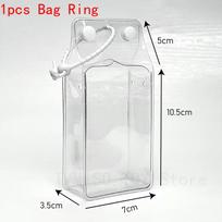 NEW Transparent Protective Case For LABUBU 4.0 PIN OF LOVE Series Vinyl Plush Doll Dust Cover Storage Box For LABUBU Accessories white