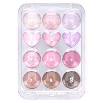 Colorgram, Pinpoint akių šešėlių paletė, 03 Rožinė + Levanda = Meilė, 8,9 g (0.31oz) white