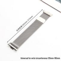 Milan Magnetic Strap for Xiaomi Band 9/8 Pro, Redmi Watch 4/5 gray