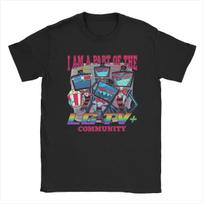Hazbin Hotel VOX Men's Cotton Shirt Anime Graphic Tshirts Harajuku Style Fashion Popular Street Hawaiian Tshirt S įvairiaspalvis