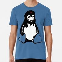 Linux Tux Penguin Che Size S to 5XL Made in the USA T-Shirt XXXL black
