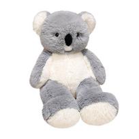 Didžiuliai minkšti pilki koalos pliušiniai žaislai Imitacija Mielas Australijos koala minkštas žaislas pagalvė vaikams Kalėdinės dovanos 80cm pilka spalva