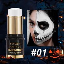 SAM SUGAR UV Glow Face and Body Paint Stick Neon Blacklight Painting Makeup Crayon for Halloween Festival Rave Party Stage Cosmetics 1#