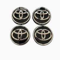 4 vnt. 62 mm automobilio ratlankio centrinis dangtelis Rato stebulės dangtelis Ratlankio stebulės apsauga nuo dulkių Emblema Toyota coroll acamry rav4 prius yaris priedams WD2 gray