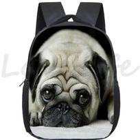 Lengvi Vokiečių Aviganių Mokyklinės Kuprinės Darželio Krepšiai Berniukų Mergaičių Kuprinė Mochilas Bostono Terjeras Husky Šuo Vaikų Kuprinė brown