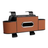 Car Backseat Organizer with Cup Holder Tissue Box Multifunctional Universal Automotive Seat Headrest Hanging Storage Box Hook Car ruda