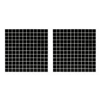 2Pcs Retro Wall Tile Stickers, 3D Self Adhesive Tile Stickers, Waterproof Wall Decal, Peel And Stick Backsplash Decals for Kitchen Bathroom Wall mėlyna