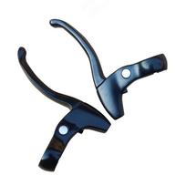 Bicycle Brake Handle Aluminum Silver For Folding Bike Lever Modification Fixed Gear Fixie Accessories Road Cycling Vintage Retro 1 Pair Lever Black gray