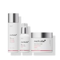 Medicube Red Line 2.0 Plus 3-Piece Acne Care Skincare Set (Red Toner 200ml+ Red Serum 55ml + Red Cream 100ml) 1 Set white