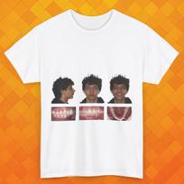 Slushy Noobz | Hamzah Mugshot T-Shirt | Hamzah The Fantastic | Dental Humor | Haitchshop M gray