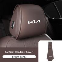 KIA Automobilio Sėdynės Atramos Galvai Odinė Apsauginė Pagalvės Užvalkalo Priedai Rio K5 K2 Sportage Ceed Sorento Picanto Stinger Soul kdtn80 gray
