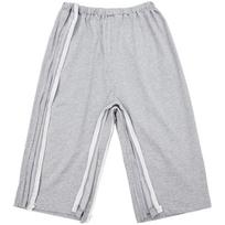 Lengvai užsegamos kelnės su atsegamu tarpkoju, užtrauktuku, skirtos paralyžiuotiems ir gulintiems pacientams, idealiai tinka vasarai, lengvos, unisex M white