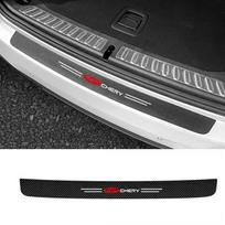 „Chery Tiggo 7 Pro“ anglies pluošto automobilių slenksčių apsaugos juostelės lipdukų priedai Vandeniui atspari plėvelė, kurią lengva šveisti Black 1Pcs gray