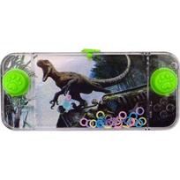 LEAN Toys Vandens arkadinis žaidimas „Dinosaur Velociraptor“ su konsole, žalias