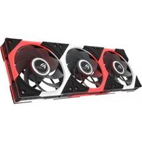 Asus ROG EURUX GR120 120 mm korpuso ventiliatorius, juodas, 3 vnt.
