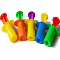 Žaislų tešlos modelis, įrankių žaislai, kūrybingi 3D plastilino įrankiai, „Playdough“ rinkinys, molio pjaustyklės, liejimo formos, prabangus rinkinys, mokymosi švietimo žaislas vaikams blue