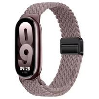 Braided Nylon Strap for Xiaomi Mi Band 10/9/8 Smart Watch Replaceable Wristband Correa for Xiaomi Mi Band 9/Mi Band 10 Bracelet For Mi Band 8 mėlyna