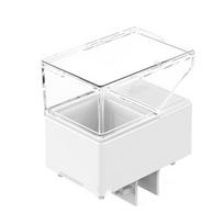 Automatinis žuvų tiektuvas akvariumo žuvims Tiektuvas Automatinis dozatorius Akvariumo automatinis tiektuvas Laikmatis Automatinis žuvų maistas white