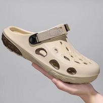 Comfortable Fit New Men Slide Shoes Summertime Clogs For Men Outside Slide Soft Beach Footwear Male Summertime Sandal Shoes 40