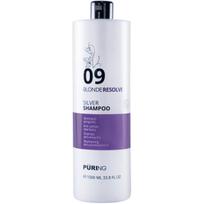 PURING 09 BlondeResolve Silver Shampoo plaukų šampūnas, 1000 ml
