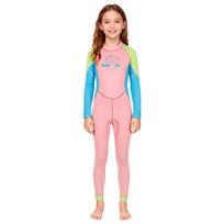 2.5mm Neoprene Kids Full Wetsuit Girls Snorkeling Diving Surfing Warm Water Sports Gear Medium mėlyna