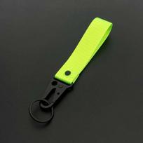 Keychain Wrist Strap Soft Nylon Webbing High Strength Colorful Hanging Lanyard for Student Keys Backpack Daily Use A12 yellow