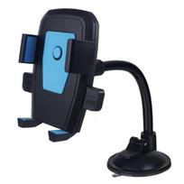 Car Phone Holder Lazy bracket for automobile suction cup Universal Car Mount Mobile Suction Windshield Locking mėlyna